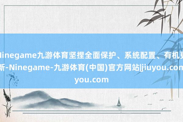 Ninegame九游体育坚捏全面保护、系统配置、有机更新-Ninegame-九游体育(中国)官方网站|jiuyou.com